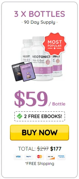 Neotonics 3 Bottles Price