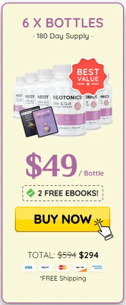 Neotonics 6 Bottles Price